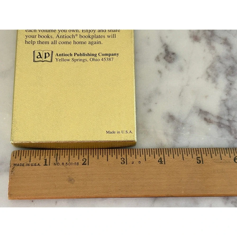 Antioch Bookplates Christopher Manson The Tree in the Wood 1993 Vintage Labels